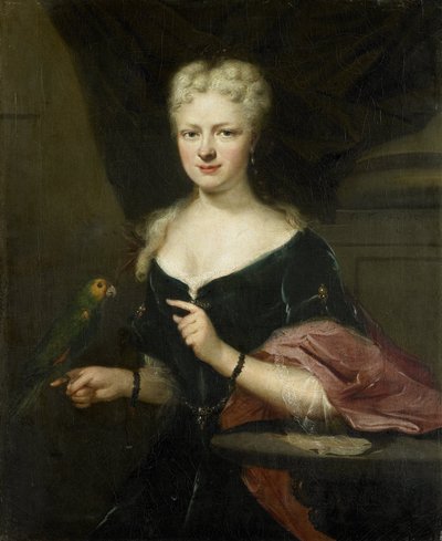 玛丽亚-马格达莱纳-斯塔文尼斯（Maria Magdalena Stavenisse）肖像，埃尔克尔泽的雅各布-德-维特（Jacob de Witte of Elkerzee）之妻，泽里克泽议员 作者 Cornelis Troost