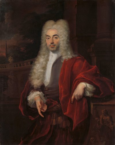 一个男人的肖像 作者 Cornelis Troost