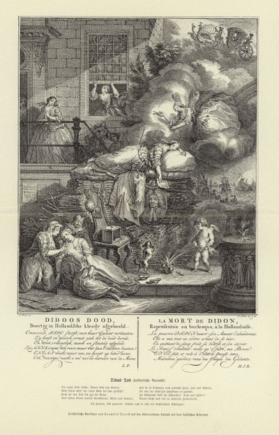 Dido的死亡 作者 Cornelis Troost