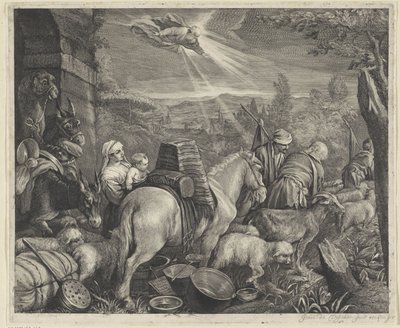 亚伯拉罕离开哈兰 作者 哈科波·巴萨诺（Jacopo Bassano）