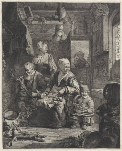 煎饼机 作者 Cornelis Visscher (II)