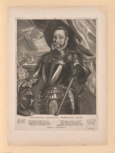 博伊索的路易，泽兰海军上将，选自 Quatuor Personae 作者 科尼利斯·维舍