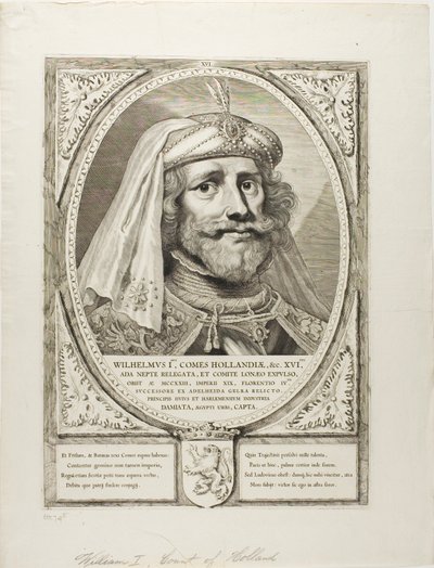 威廉一世，选自《荷兰、泽兰和弗里斯兰原则》（Principes Hollandiae, Zelandiae, et Frisiae 作者 科尼利斯·维舍