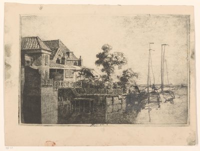 水边小屋 作者 科内利斯·弗雷登堡（Cornelis Vreedenburgh）