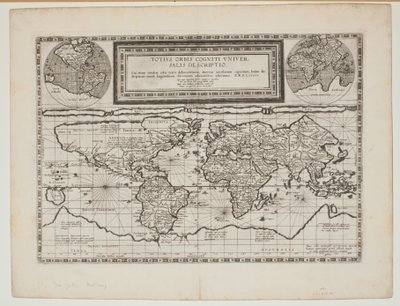 整个世界Cogniti通用描述，安特卫普，1593 作者 Cornelis de Jode