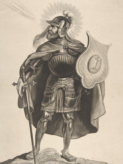 圣-冈格夫斯，1650年。 作者 科内利斯·德·维舍尔