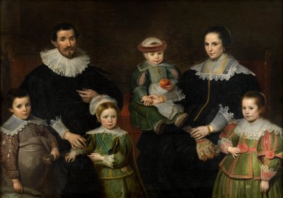 全家福，c.1630-35（布面油画） 作者 Cornelis de Vos