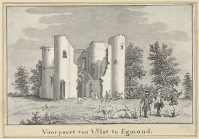 埃格蒙德城堡遗址 作者 Cornelis van Noorde（归因于）