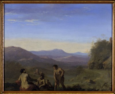 阿卡迪亚景观（铜上油） 作者 Cornelis van Poelenburgh或Poelenburch