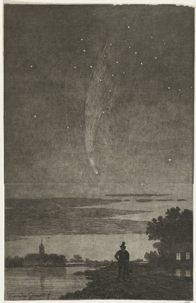 多纳蒂彗星，1858 年 作者 科内利斯·范德格林特