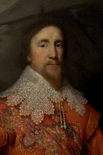 尼古拉斯-克里斯普爵士（Sir Nicolas Crisp 1st Bt.(约 1599-1666），约 1599-1666（布面油画） 作者 科尼利厄斯一世（attr.to）约翰逊