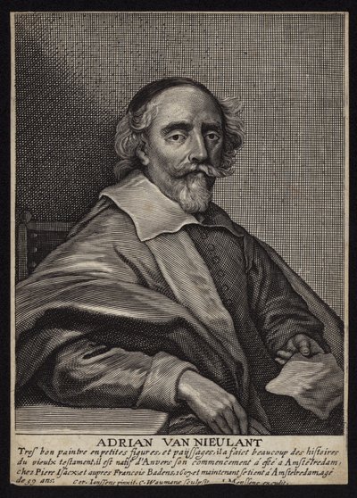 年轻的Adriaen van Nieulandt 作者 科尼利厄斯·詹森·范·科伦（Cornelius Janssen van Ceulen）