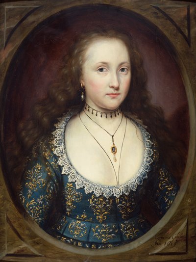 彭布罗克伯爵夫人玛丽的肖像 作者 科尼利厄斯·詹森·范·科伦（Cornelius Janssen van Ceulen）