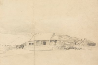 Farm Buildings with Stack Makers 作者 科尼利厄斯·瓦利