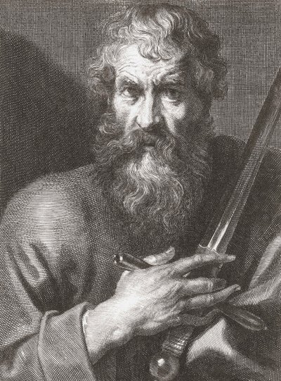 传教士保罗。肖像。 作者 科尼利厄斯·范·考克肯（Cornelius van Caukercken）