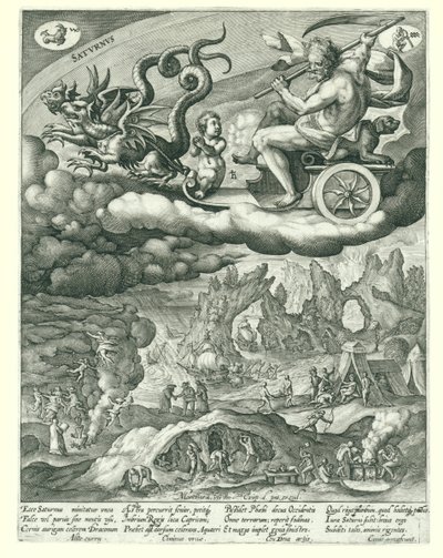 土星
Satvrnvs （物体上的标题）
De zeven planeten（系列名称）
Cathena Aurea Platonis（系列标题） 作者 克里斯皮恩·范德帕塞 (I)