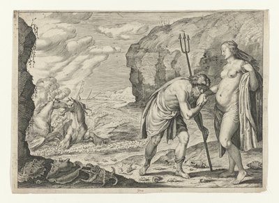 海王星在卡昂 Metamorfosen van Ovidius（系列标题） 作者 Crispijn van de Passe (I)（归属于）