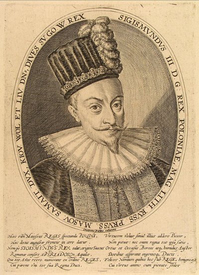 Sigismund III Vasa，波兰国王， 1600 作者 Crispijn van de Passe the Elder