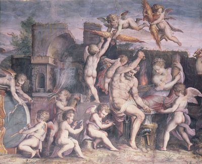 1555年的火神锻造 作者 克里斯托法诺·格拉拉迪（Cristofano Gherardi）
