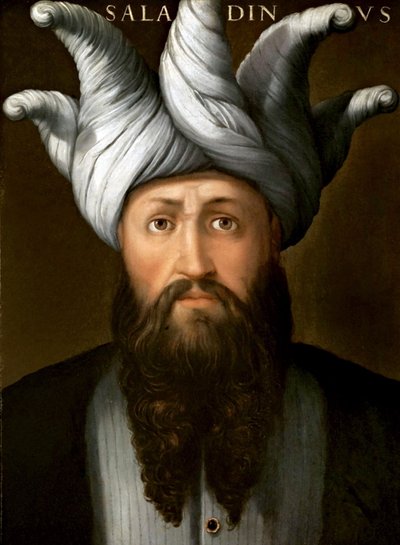 萨拉丁的肖像，1566-68 作者 Cristofano dell Altissimo