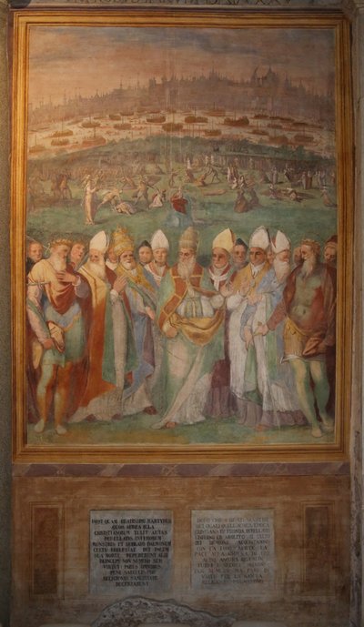 教皇、主教和国王向殉难圣徒致敬 作者 Cristoforo & Tempesta Antonio (1555 1630) 龙卡利