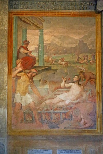 殉难，可能是圣劳伦斯 作者 Cristoforo和Tempesta，Antonio Roncalli