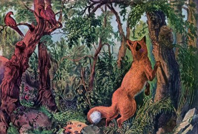 《困惑的狐狸》，1872年。 作者 库里尔和艾夫斯