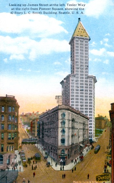 LC史密斯大厦，美国西雅图，c1910年代。 作者 柯蒂斯和米勒
