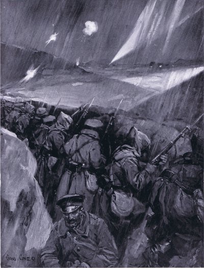 保加利亚人围攻阿德里安堡1912-1913，哈钦森国家历史插图VOL 4 c.1920s 作者 赛勒斯·库尼奥