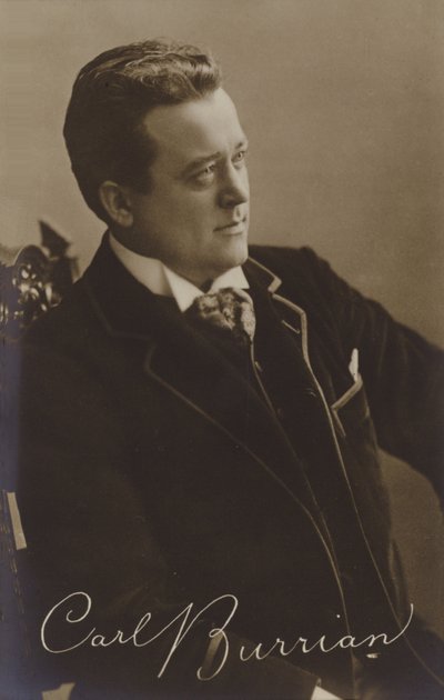 卡尔·布里安，捷克歌剧男高音（1870-1924） 作者 捷克摄影师