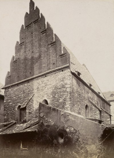 旧新犹太教堂，1875年 作者 捷克摄影师捷克摄影师