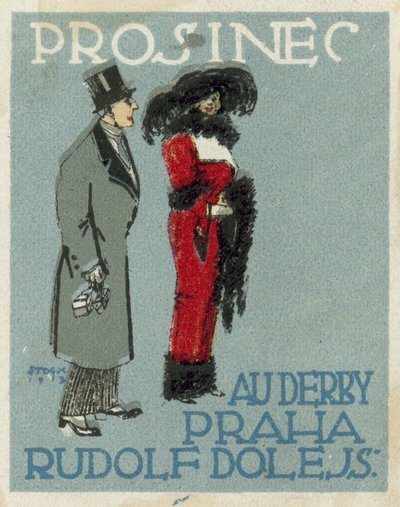 十二月。 Au Derby Rudolf Dole时装秀，布拉格 作者 捷克学派