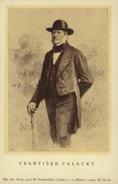 Frantisek Palacky（1798-1876），捷克历史学家和政治家 作者 捷克学派