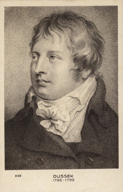 Jan Ladislav Dussek，捷克作曲家和钢琴家（1760-1812） 作者 捷克学派