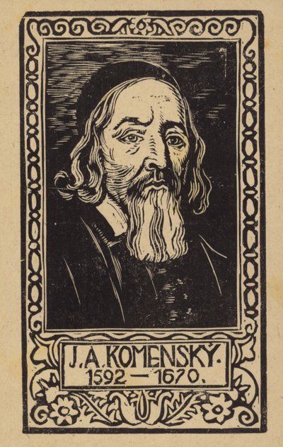 John Amos Comenius（1592-1670），捷克教师，教育家和作家 作者 捷克学派