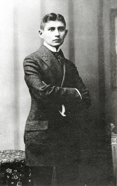 弗兰兹卡夫卡的肖像，（1883年 -  1924年） 作者 Czech School