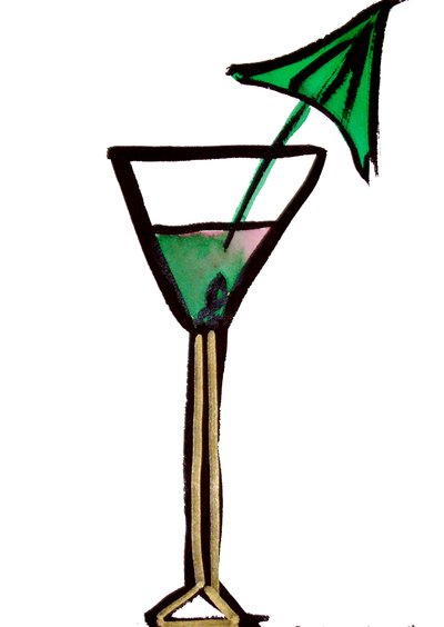 鸡尾酒玻璃杯 作者 黛西·德维伦纽夫