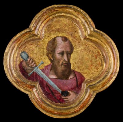 圣保罗（面板上的蛋彩画） 作者 Dalmasio di Jacopo Scannabecchi Dalmasio di Jacopo Scannabecchi