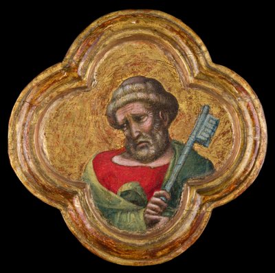 圣彼得，137077（面板上的蛋彩画） 作者 Dalmasio di Jacopo Scannabecchi Dalmasio di Jacopo Scannabecchi
