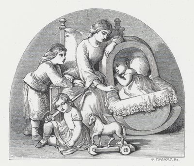 丁尼生的诗《公主》插图（版画） 作者 丹尼尔（后）麦克莱斯
