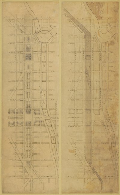 板块78 2 来自《芝加哥规划》的图纸，1909年：建议的位置和安排...... 作者 丹尼尔伯纳姆