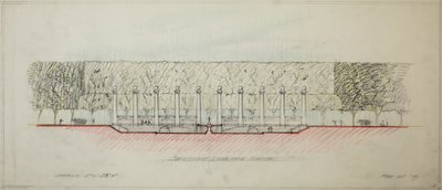 波托马克圆点，华盛顿特区，部分草图，1909年。 作者 丹尼尔伯纳姆