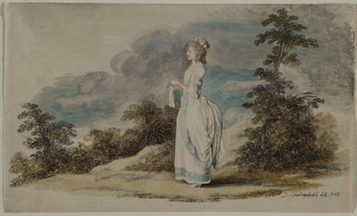 Susanne，1781年，二十一岁的艺术家女儿。 作者 丹尼尔·尼古拉斯·肖多维奇
