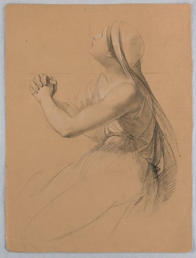 绘画，"共融 "研究，1844 年 作者 丹尼尔·亨廷顿