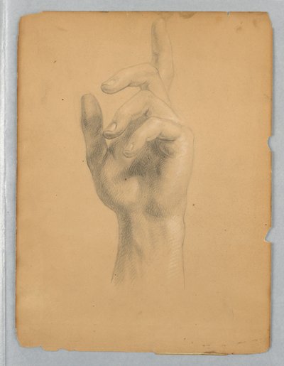 素描，《梅西的梦》研究，1841 年 作者 丹尼尔·亨廷顿