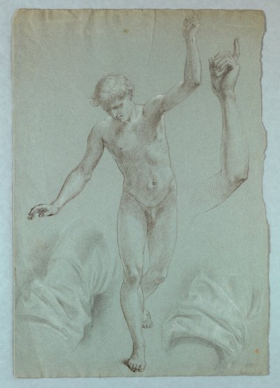 素描，《梅西的梦》研究，1857-58 年 作者 丹尼尔·亨廷顿