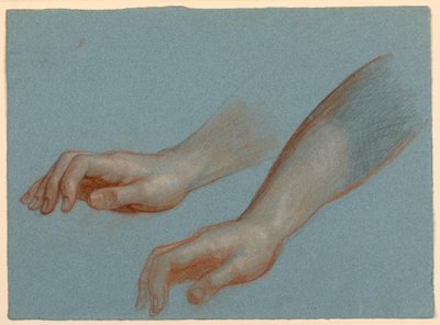 素描，《梅西的梦》研究，1857 年 作者 丹尼尔·亨廷顿