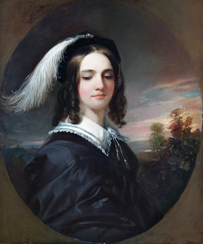 玛丽·英曼（Mary Inman），1844年。 作者 丹尼尔·亨廷顿