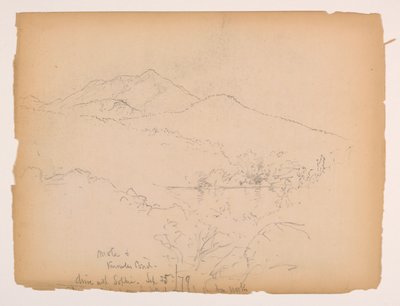 新罕布什尔州莫特山和诺尔斯池塘 作者 丹尼尔·亨廷顿