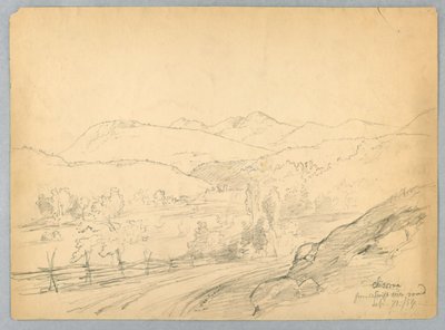 从Swift River Road看Chocorua山 作者 丹尼尔·亨廷顿